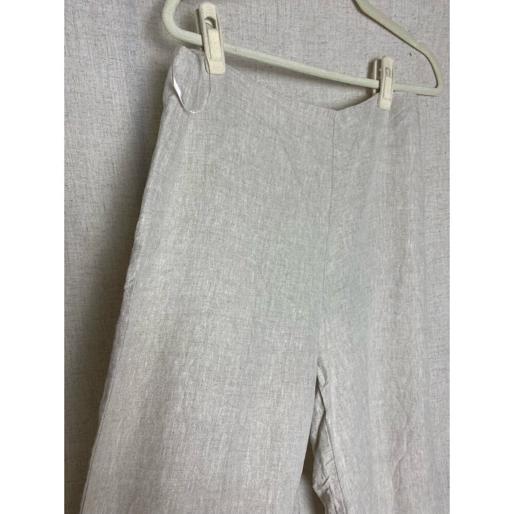 Reformation Scarlett Linen Cream Two Piece Set Size 8 - Picture 13 of 16